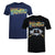 Front - Back To The Future Mens Distressed Logo T-Shirt (Pack of 2)