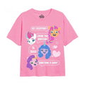 Front - My Little Pony Girls Texting Ponies T-Shirt