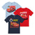 Front - Cars Boys Lightning McQueen T-Shirt (Pack of 3)