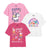 Front - Peppa Pig Girls Friends & Family Characters T-Shirt (Pack of 3)