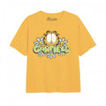 Front - Garfield Girls Power Flower T-Shirt