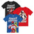 Front - Power Rangers Boys Team T-Shirt (Pack of 3)