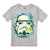 Front - Star Wars Boys Trooper Sketch T-Shirt