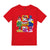 Front - Power Rangers Boys Group Box T-Shirt