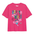 Front - Trolls Girls Happy Vibes T-Shirt