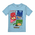 Front - PJ Masks Boys Comic Heroes T-Shirt