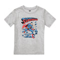 Front - Superman Boys Wall Break T-Shirt