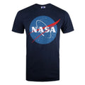 Front - NASA Mens Circle Logo T-Shirt