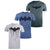 Front - Batman Mens Logo T-Shirt (Pack Of 3)