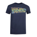 Front - Back To The Future Mens Logo Cotton T-Shirt