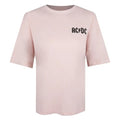 Front - AC/DC Womens/Ladies 1982 Rock Tour Oversized T-Shirt
