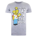 Front - The Simpsons Mens Greatest Dad In The House T-Shirt