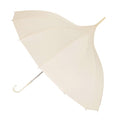 Front - X-brella Leather Look Handle Pagoda Wedding Umbrella
