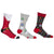 Front - Mens Cotton Rich Novelty Festive Socks (Pack Of 3)