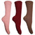 Front - Healthy Centres Womens/Ladies Easy-slide 100% Cotton Socks (3 Pairs)