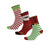 Front - RJM Mens Christmas Cotton Socks (Pack Of 3)