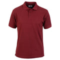 Burgundy - Front - Absolute Apparel Mens Precision Polo