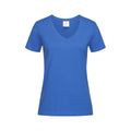 Bright Royal - Front - Stedman Womens-Ladies Classic V Neck Tee