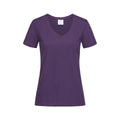 Deep Berry - Front - Stedman Womens-Ladies Classic V Neck Tee