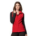 Scarlet Red - Back - Stedman Womens-Ladies Active Fleece Gilet