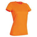 Cyber Orange - Front - Stedman Womens-Ladies Active Sports Tee