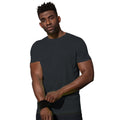 Black Opal - Back - Stedman Mens Set In Mesh T-Shirt