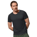 Black Opal - Back - Stedman Mens Active Raglan Mesh T-Shirt
