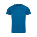 King Blue - Front - Stedman Mens Active Raglan Mesh T-Shirt