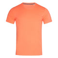 Salmon Pink - Front - Stedman Stars Mens Clive Crew Neck Tee