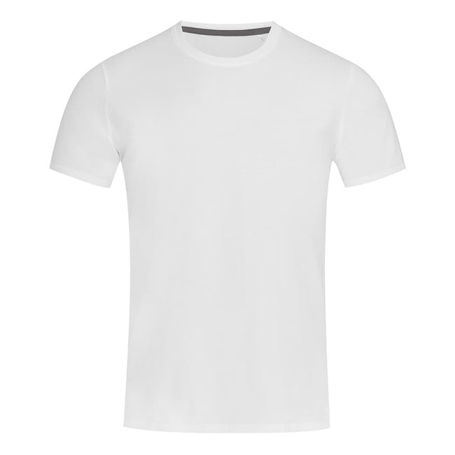White - Front - Stedman Stars Mens Clive Crew Neck Tee
