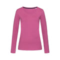 Cupcake Pink - Front - Stedman Womens-Ladies Claire Long Sleeved Tee