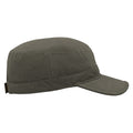 Olive - Side - Atlantis Tank Brushed Cotton Military Cap (Pack of 2)