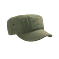 Olive - Back - Atlantis Chino Cotton Urban Military Cap (Pack of 2)