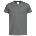 Real Grey - Front - Stedman Childrens-Kids Classic Organic T-Shirt