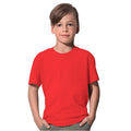 Scarlet Red - Back - Stedman Childrens-Kids Classic Organic T-Shirt