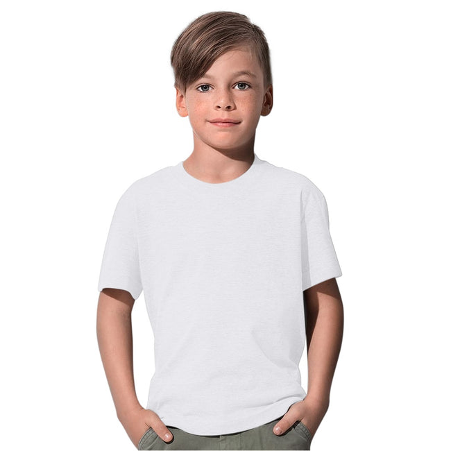 White - Back - Stedman Childrens-Kids Classic Organic T-Shirt