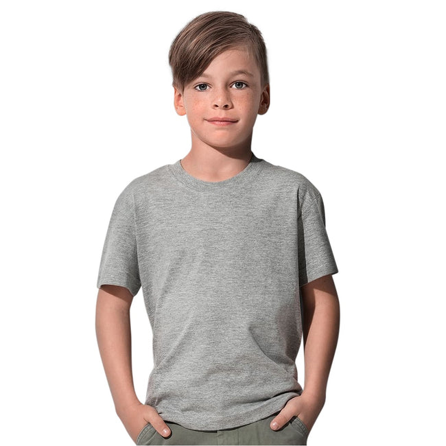 Heather - Back - Stedman Childrens-Kids Classic Organic T-Shirt