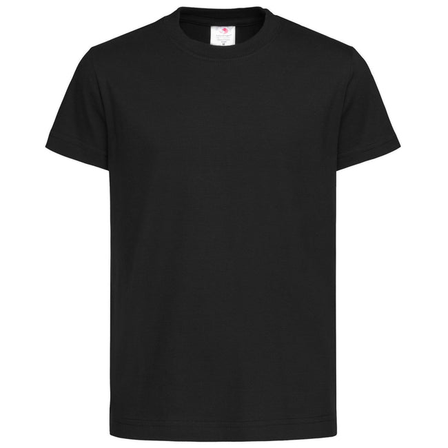 Black Opal - Front - Stedman Childrens-Kids Classic Organic T-Shirt