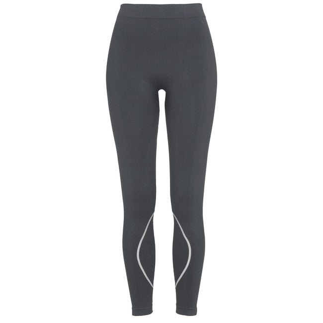 Grey Steel - Front - Stedman Womens-Ladies Active Seamless Pants