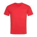 Scarlet Red - Front - Stedman Mens Stars T-Shirt