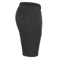 Black - Side - Casual Classics Unisex Adult Ringspun Blended Shorts