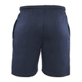 Navy - Back - Casual Classics Unisex Adult Ringspun Blended Shorts