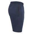 Navy - Side - Casual Classics Unisex Adult Ringspun Blended Shorts
