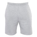 Sports Grey - Front - Casual Classics Unisex Adult Ringspun Blended Shorts