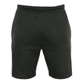 Black - Front - Casual Classics Unisex Adult Ringspun Blended Shorts
