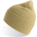 Beige - Side - Atlantis Unisex Adult Pure Recycled Beanie