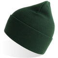 Bottle Green - Side - Atlantis Unisex Adult Pure Recycled Beanie