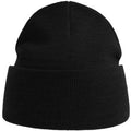 Black - Front - Atlantis Unisex Adult Pure Recycled Beanie