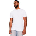 White - Front - Casual Classics Mens Muscle Ringspun Cotton Tall T-Shirt