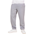 Heather Grey - Front - Casual Classics Mens Blended Core Ringspun Cotton Oversized Jogging Bottoms